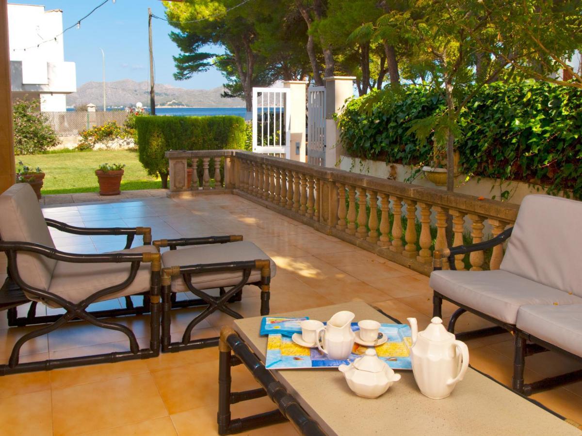 Villa Tita De Manresa, Con Jardines Y Vista Mar Алькудия Экстерьер фото